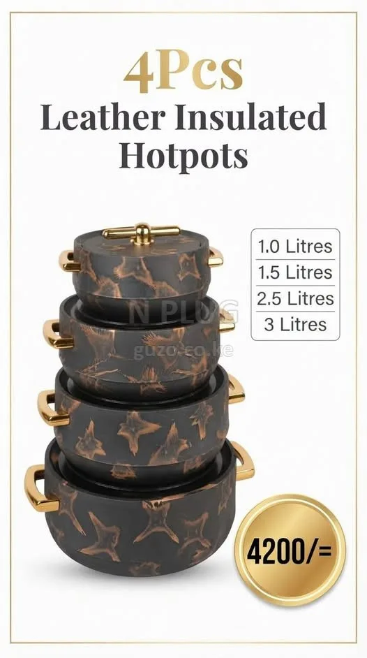 4pcs unique hotpots at an unbeatable offer. Utensils Shop in Nairobi CBD