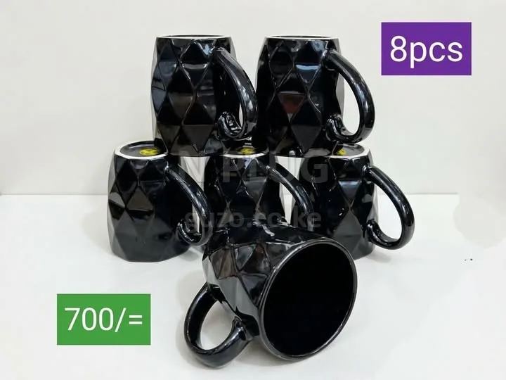 6pcs High quality heavy material ceramic breakfast cups - Utensils Shop in Nairobi CBD