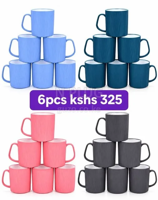 6pcs unique breakfast cups at an unbeatable offer. Utensils Shop in Nairobi CBD