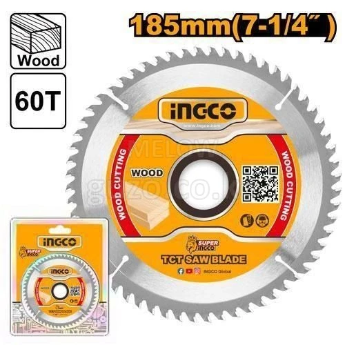 INGCO 185mm TCT Circular Saw Blade 60T – Circular Saw Blades for Sale in Nairobi INGCO 185mm TCT Circular Saw Blade 60T – Circular Saw Blades for Sale in Nairobi
