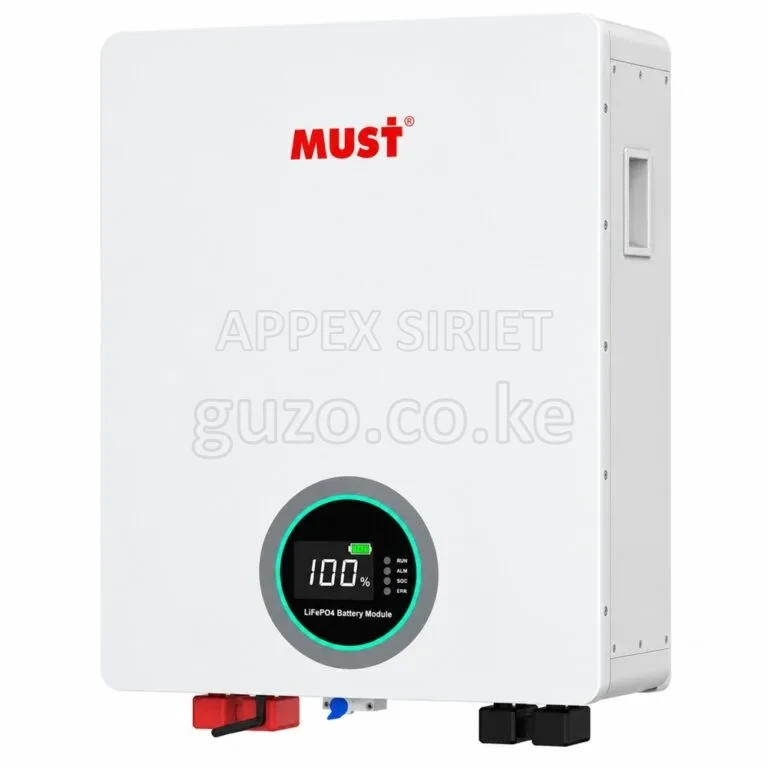 MUST 51.2V 100Ah 5.12kWh LiFePO4 Lithium Battery