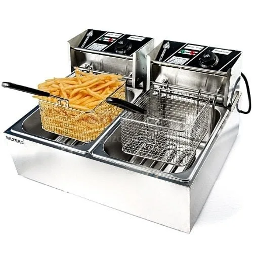12-Litre Double Deep Fryer – Commercial Appliances in Kenya
