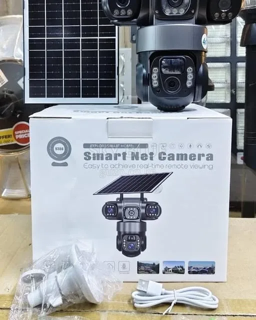 TRIPLE LENS 4G PTZ SOLAR CCTV CAMERA