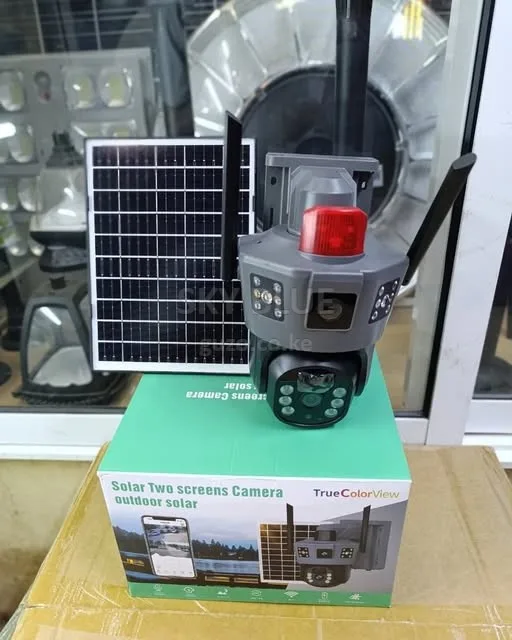 DUAL LENS 4G PTZ 360° SOLAR CCTV CAMERA